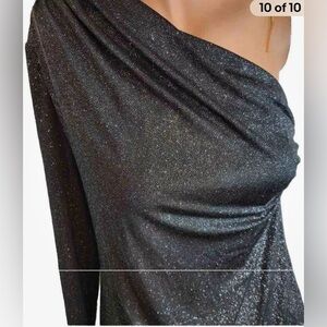 Allen B by Allen Schwartz black sparkle dress